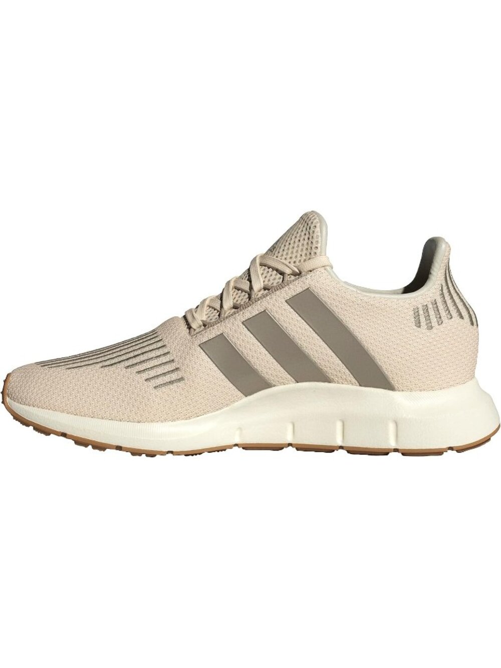 Adidas Women's Wonder White Metallic Swift Run 1.0 Trail Runners Casual Shoes